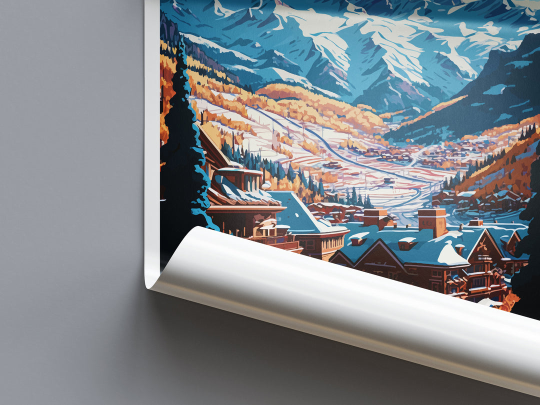 Telluride Ski Travel Print Wall Art Telluride Wall Hanging Home Décor Telluride Gift Art Lovers Colorado Art Gift Lover Print For Telluride