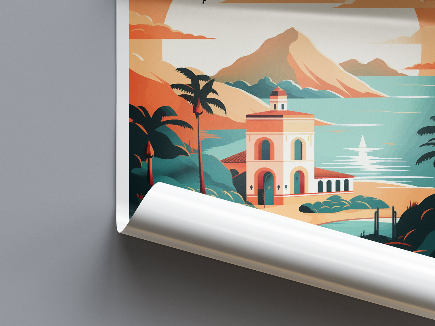Tenerife Travel Print Wall Art Tenerife Wall Hanging Home Décor Tenerife Gift Art Lovers Spain Art Lover Gift Tenerife Print Spain Wall Art