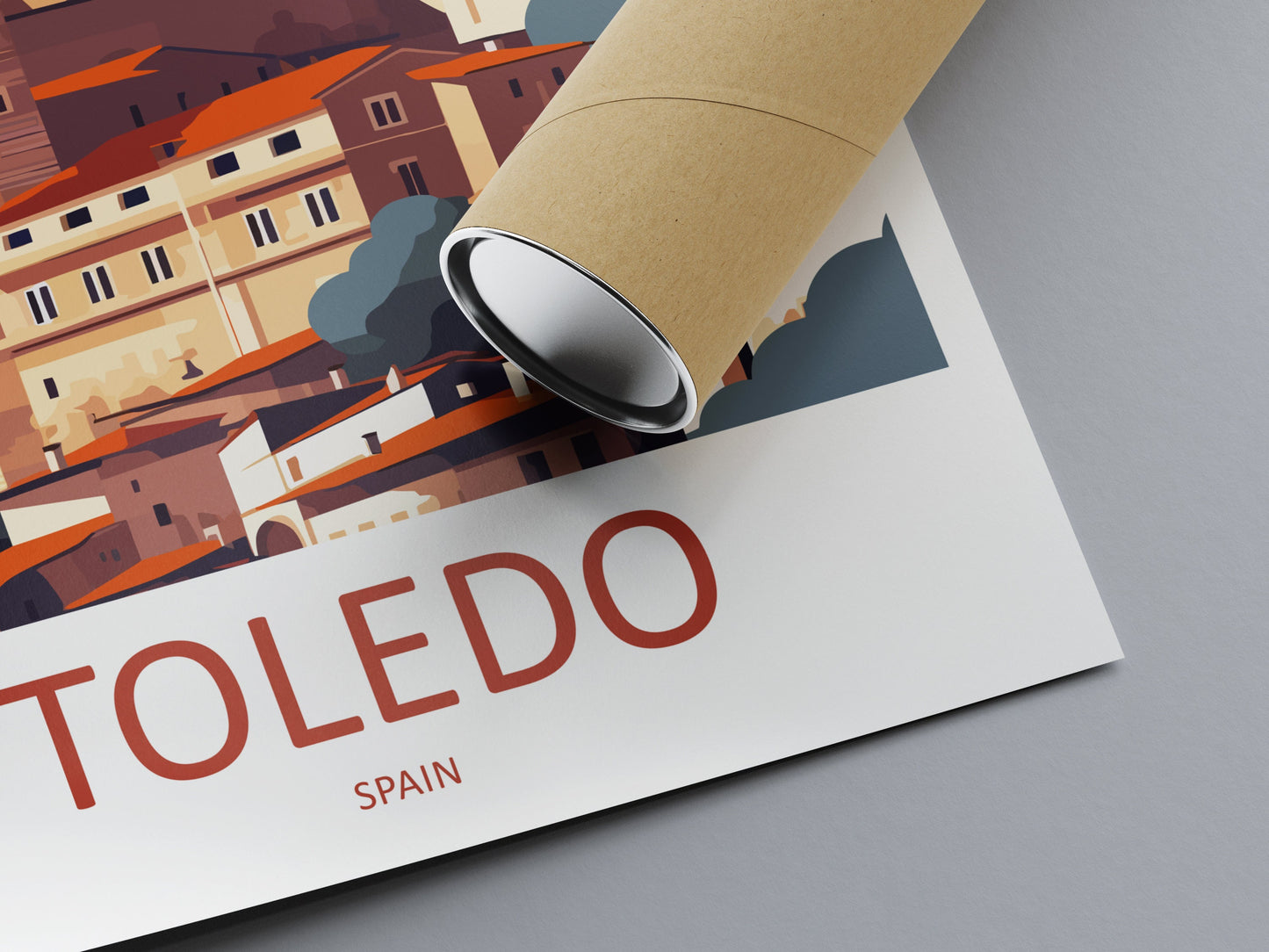 Toledo Travel Print Wall Art Toledo Wall Hanging Home Décor Toledo Gift Art Lovers Spain Art Lover Gift Toledo Print Spain Wall Art