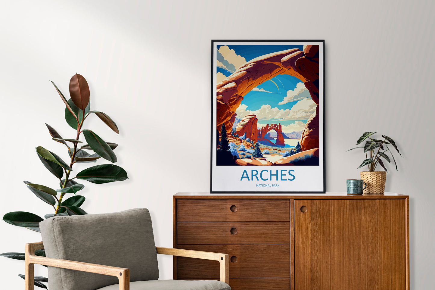 Arches National Park Travel Print Wall Art Arches National Park Wall Hanging Home Décor Arches National Park Gift Art Lovers National Park