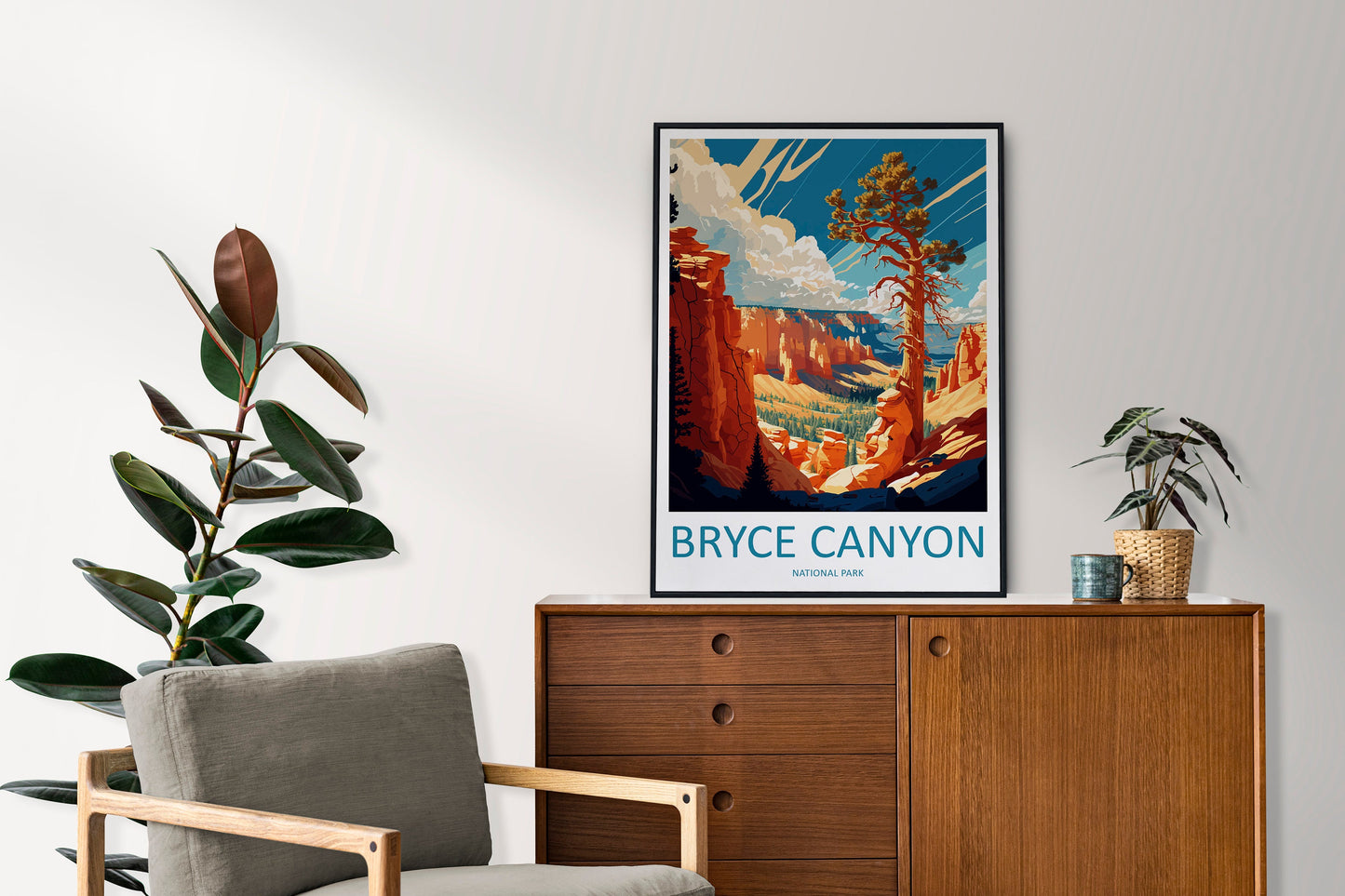 Bryce Canyon National Park Travel Print Wall Art Bryce Canyon National Park Wall Hanging Home Décor Bryce Canyon National Park Gift Art