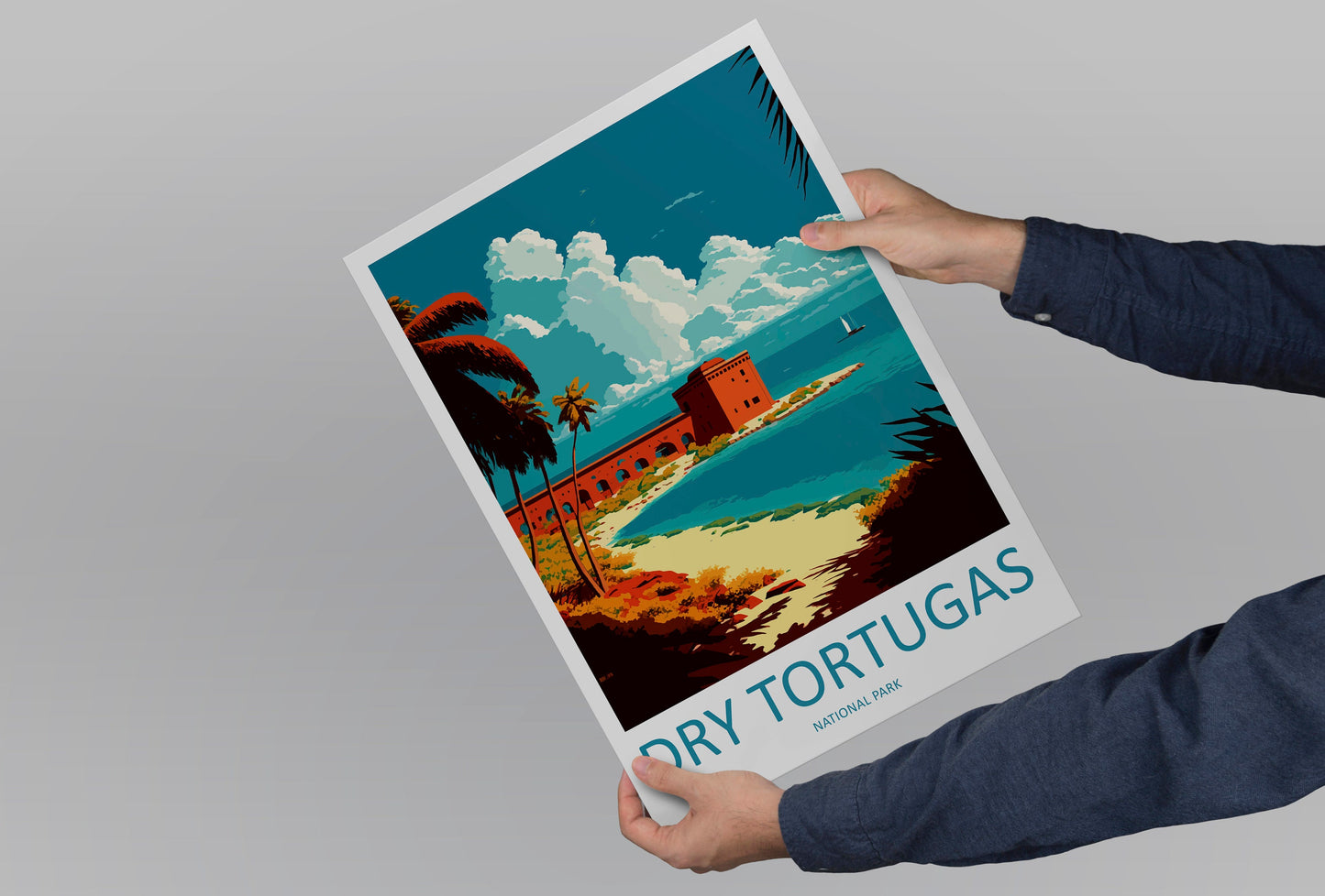 Dry Tortugas National Park Travel Print Wall Art Dry Tortugas National Park Wall Hanging Home Décor Dry Tortugas National Park Gift Art