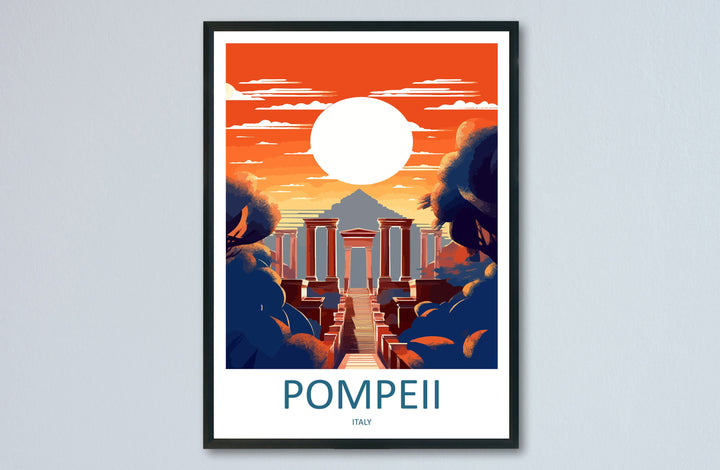 Pompeii Travel Print Wall Art Pompeii Italy Wall Hanging Home Decoration Pompeii Gift Art Lovers Wall Art Print Pompeii Italy Art Pompeii