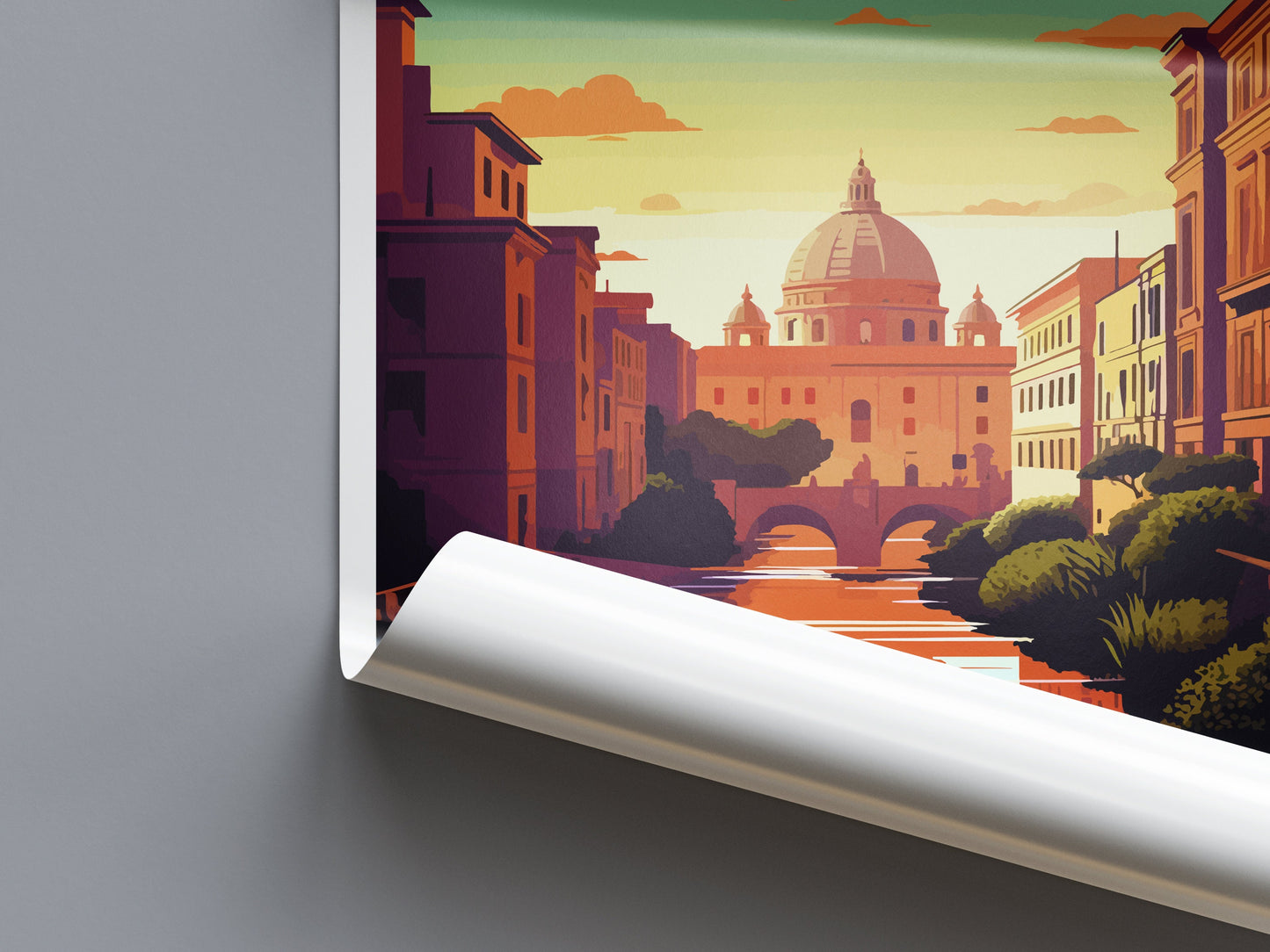 Rome Travel Print Wall Art Rome Wall Hanging Home Décor Rome Gift Art Lovers Italy Art Lover Gift Rome Print Italy Wall Art Decor