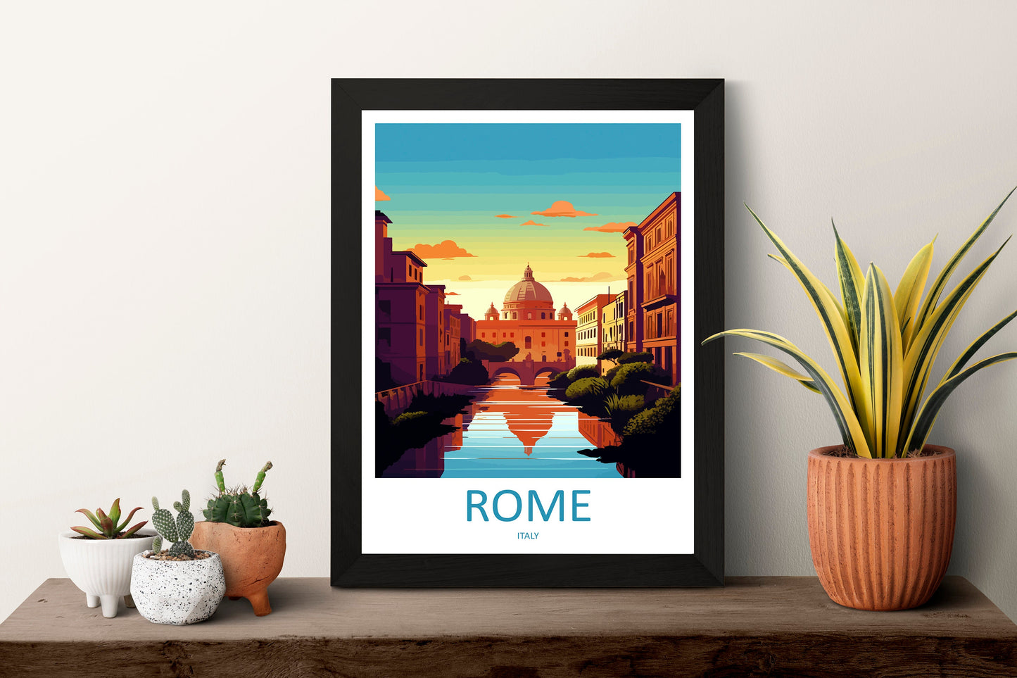 Rome Travel Print Wall Art Rome Wall Hanging Home Décor Rome Gift Art Lovers Italy Art Lover Gift Rome Print Italy Wall Art Decor
