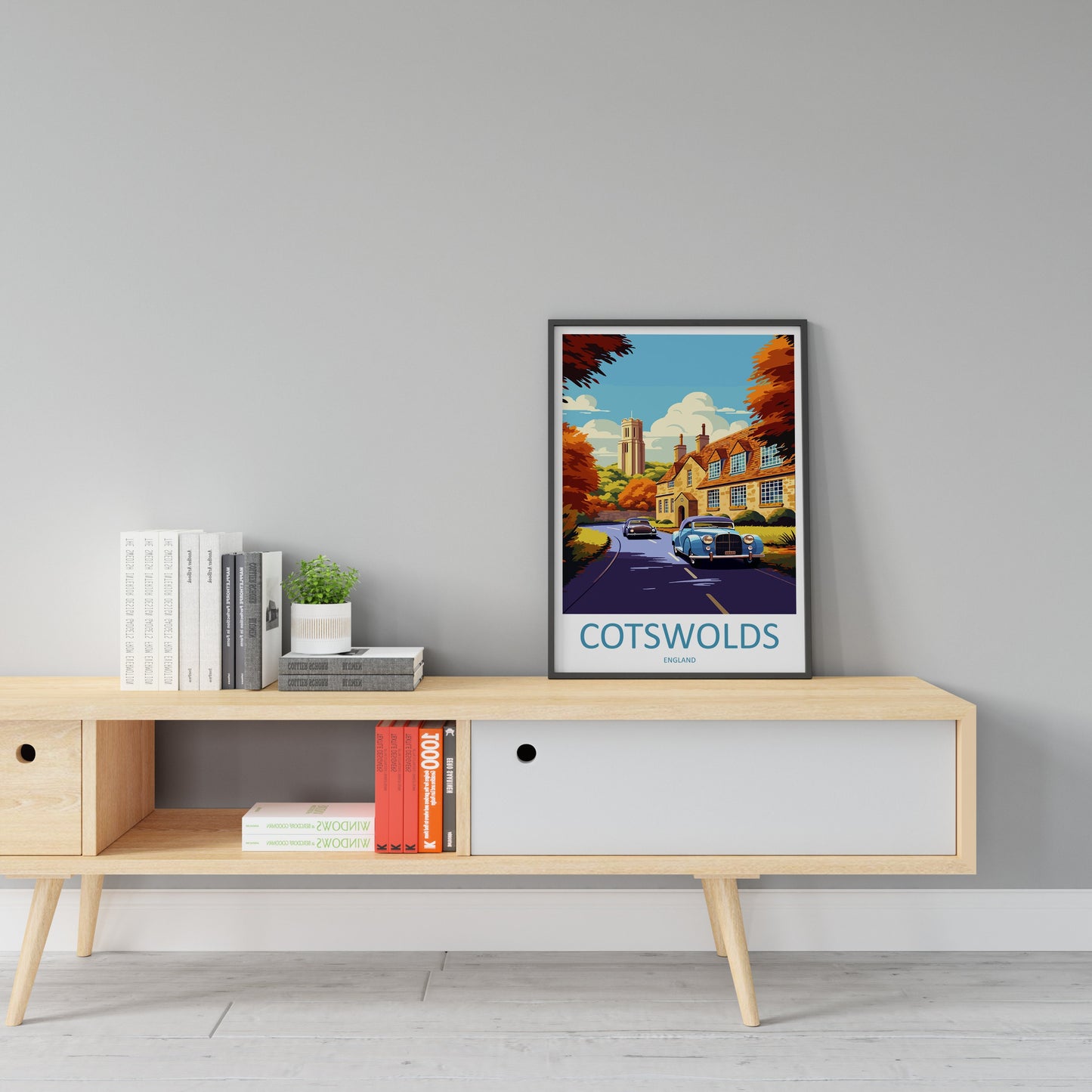 Cotswolds Print Cotswolds Home Decor Landscape Art Print Cotswolds Wall Art for England Enthusiast Gift Wall Hanging Cotswolds UK Poster Art