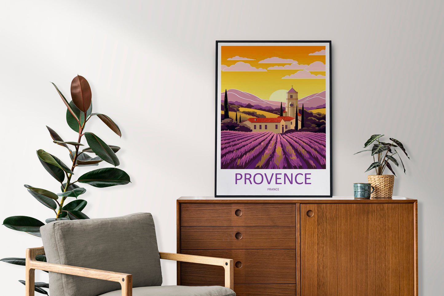 Provence Travel Print Wall Art Provence Wall Hanging Home Décor Provence Gift Art Lovers France Art Lover Gift Provence Art Provence Art