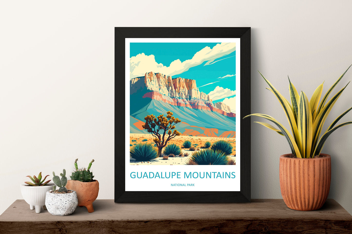 Guadalupe Mountains National Park Travel Print Wall Art Guadalupe Mountains National Park Wall Hanging Home Décor Guadalupe Mountains Art