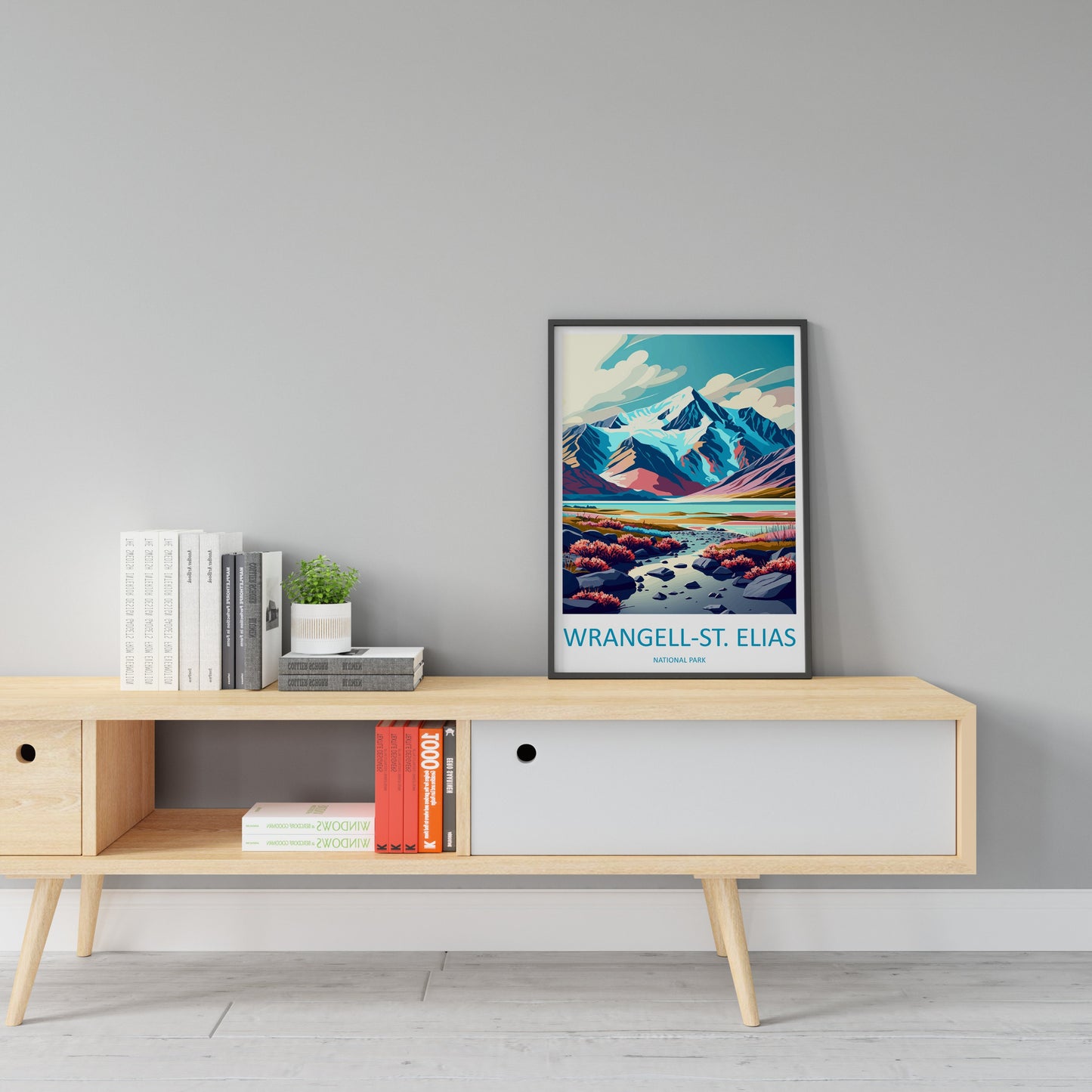 Wrangell-St. Elias National Park Travel Print Wall Art Wrangell-St. Elias National Park Wall Hanging Home Décor Wrangell-St. Elias National