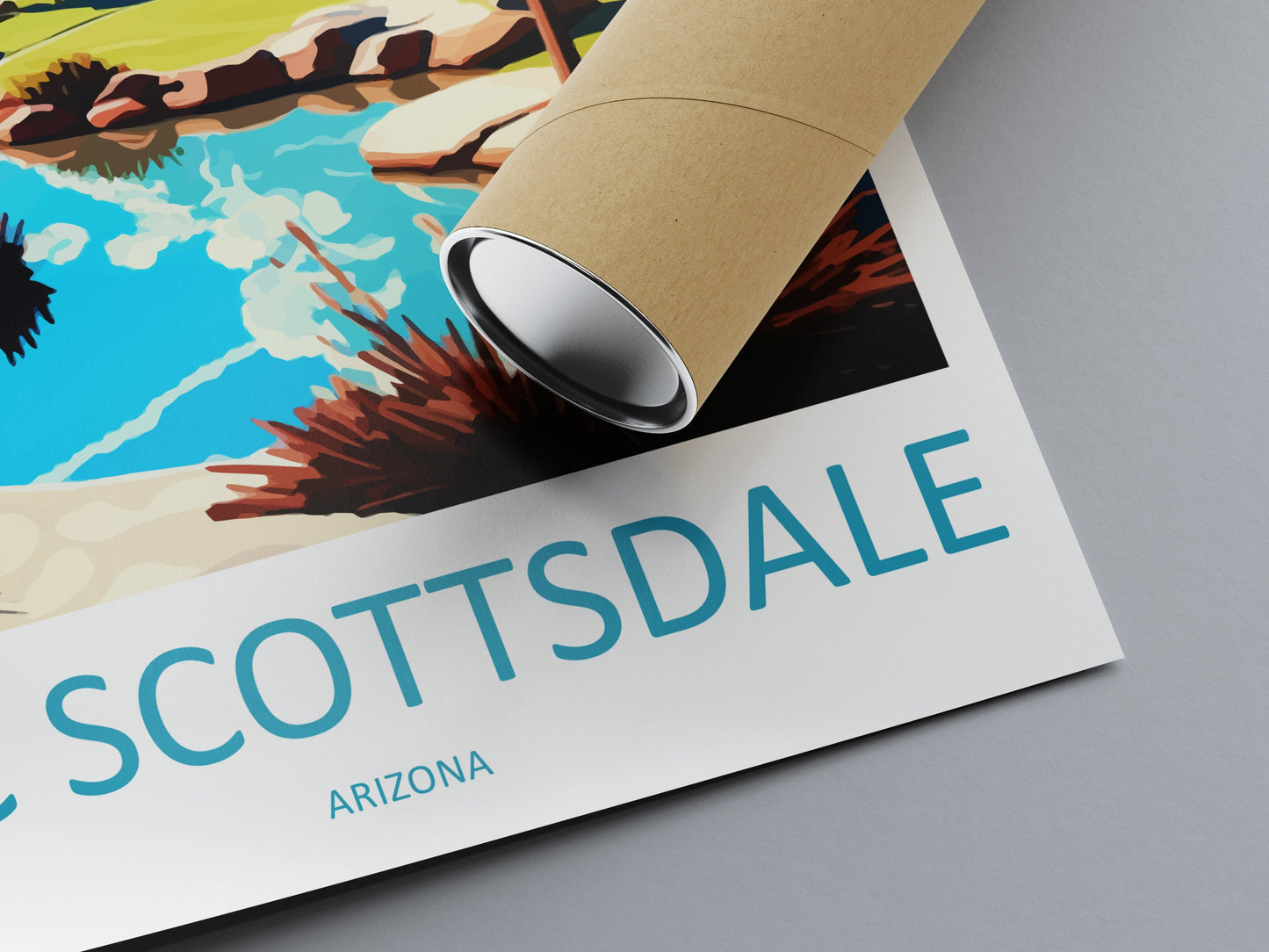 Tpc Scottsdale Golf Travel Print Wall Art Tpc Scottsdale Wall Hanging Home Décor Tpc Scottsdale Gift Art Lovers Arizona Art Travel Poster