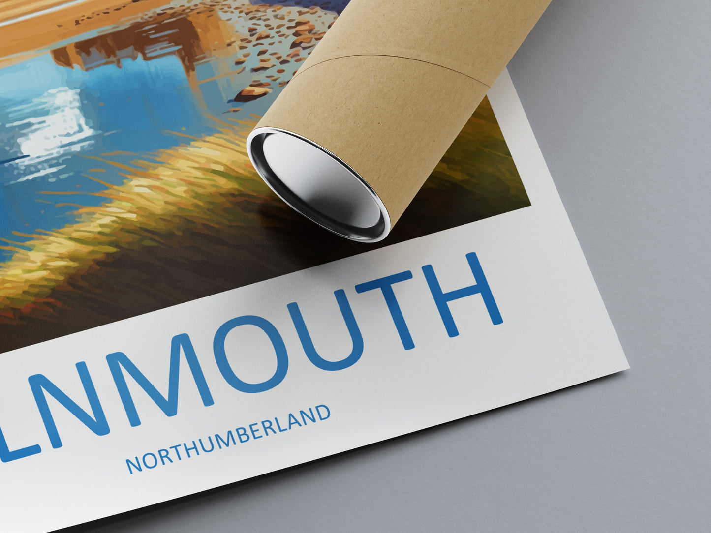 Alnmouth Travel Print Wall Art Alnmouth Wall Hanging Home Décor Alnmouth Gift Art Lovers England Art Lover Gift Print