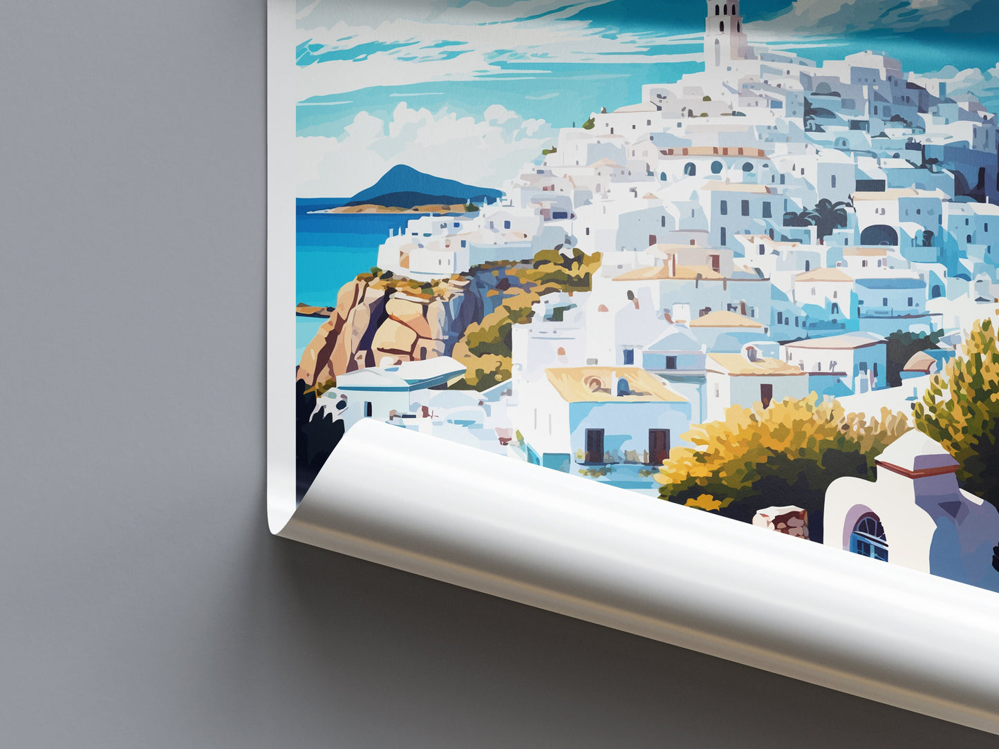 Skyros Travel Print Wall Art Skyros Greece Wall Hanging Home Decoration Skyros Gift Art Lovers Wall Art Print Skyros Greece