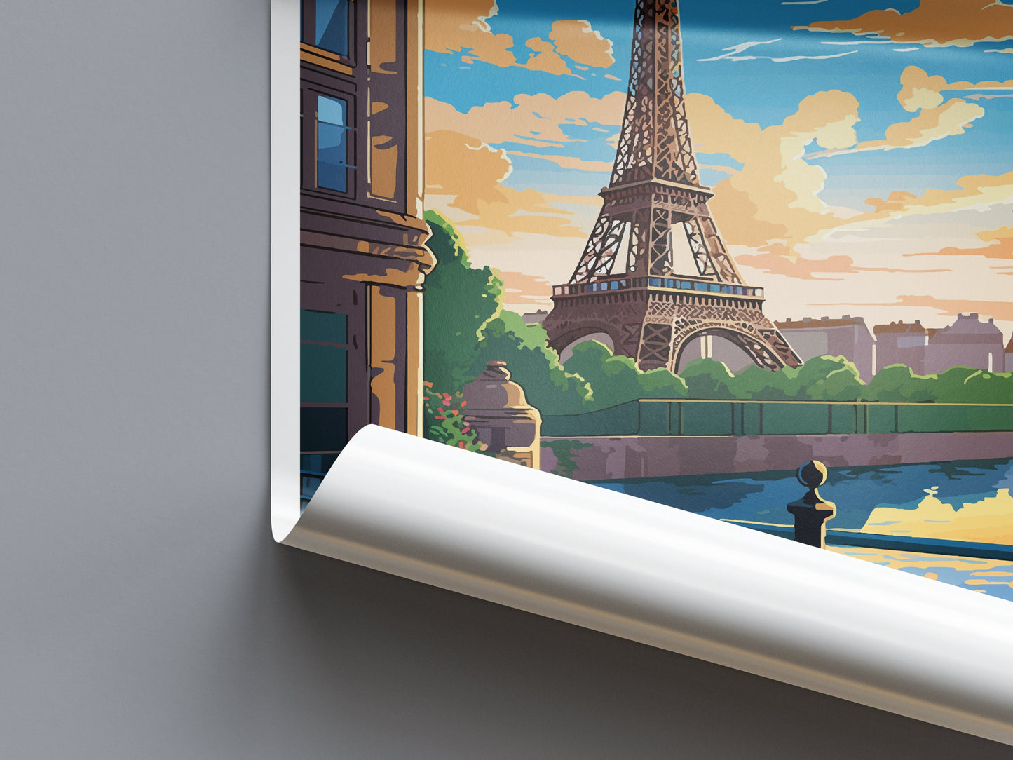 Paris Travel Print Wall Art Paris Wall Hanging Home Décor Paris Gift Art Lovers France Art Lover Gift Paris Print France Wall Art Décor