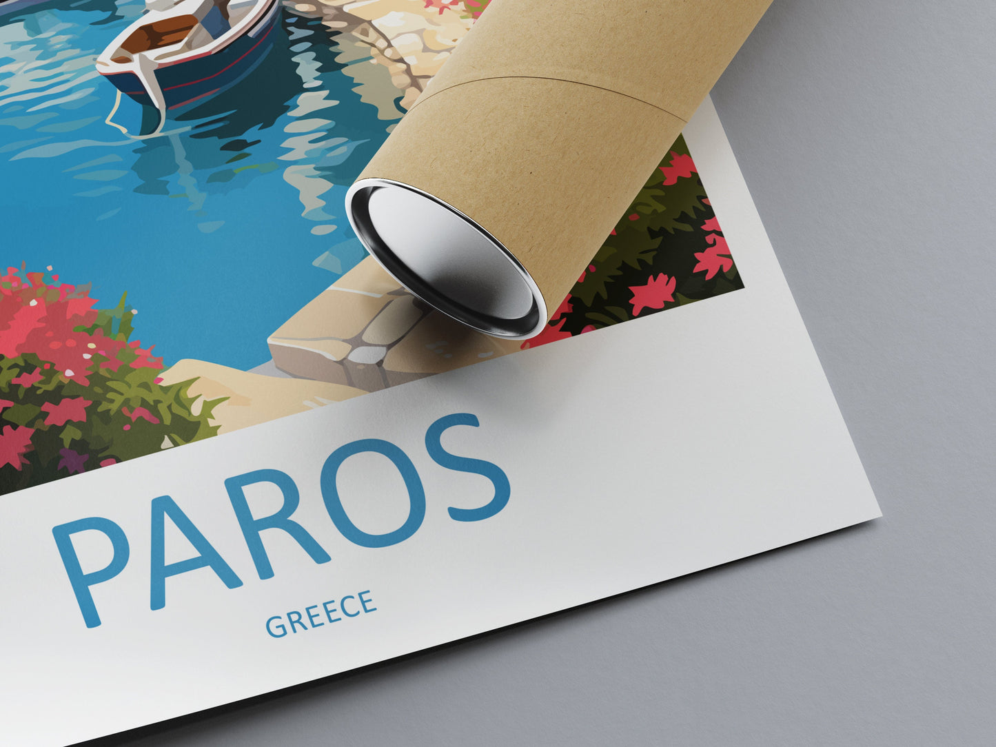 Paros Travel Print Wall Art Paros Greece Wall Hanging Home Decoration Paros Gift Art Lovers Wall Art Print Paros Greece Wall Art