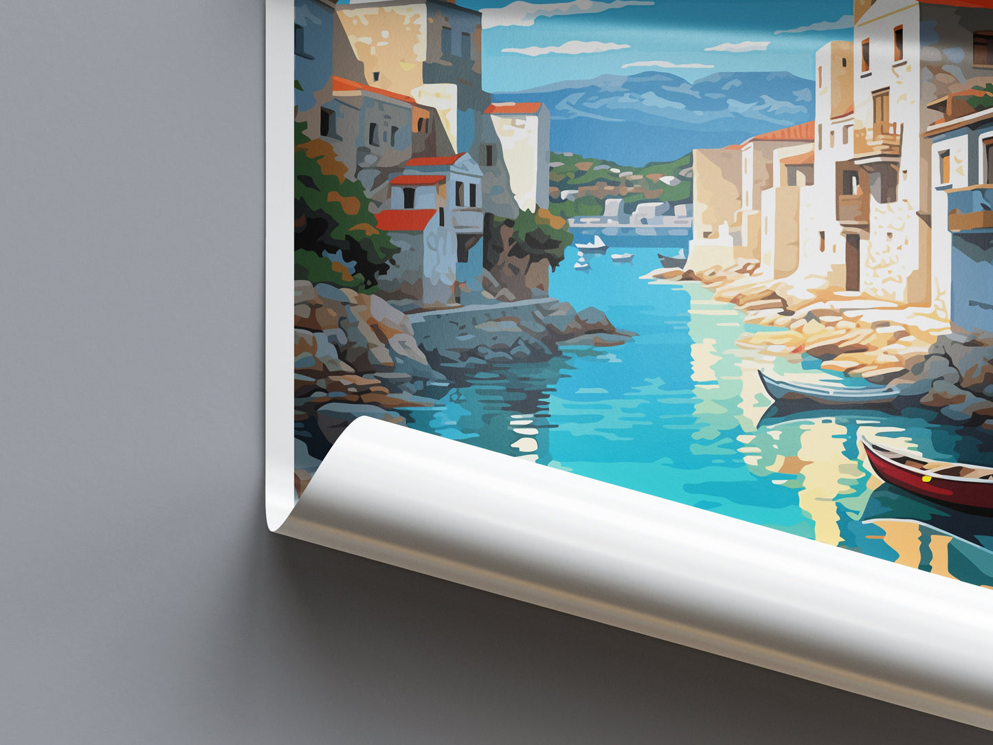 Rhodes Travel Print Wall Art Rhodes Greece Wall Hanging Home Decoration Rhodes Gift Art Lovers Wall Art Print Rhodes Greece Wall Poster Art