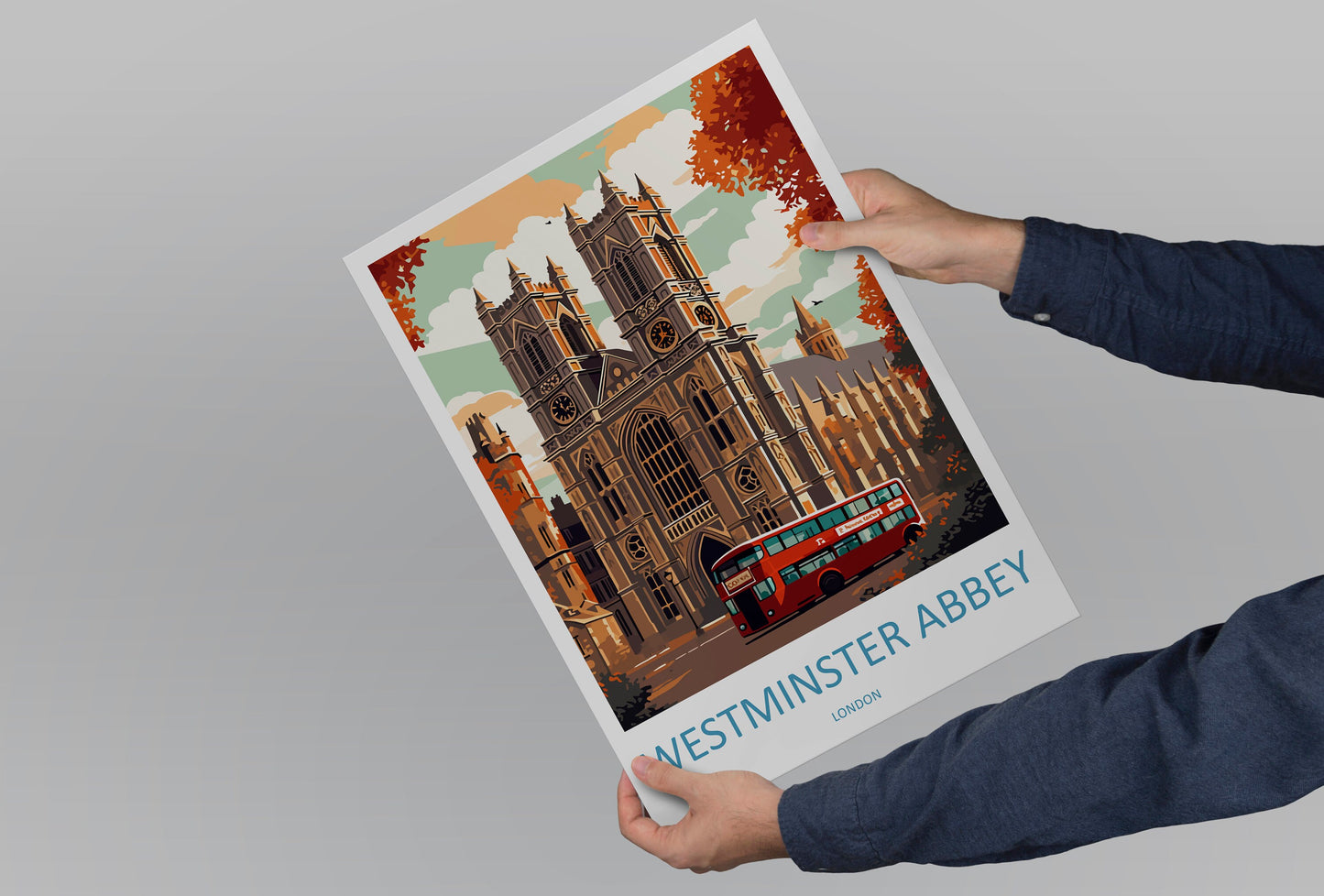 Westminster Abbey Travel Print Wall Art Westminster Abbey Wall Hanging Home Décor London Gift Art Lovers Westminster Abbey Art Lover Gift