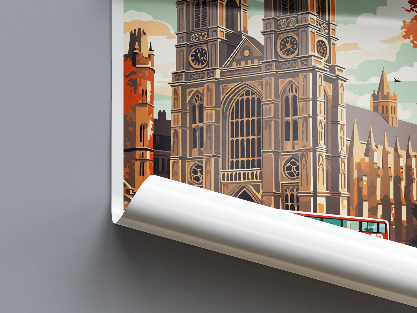 Westminster Abbey Travel Print Wall Art Westminster Abbey Wall Hanging Home Décor London Gift Art Lovers Westminster Abbey Art Lover Gift