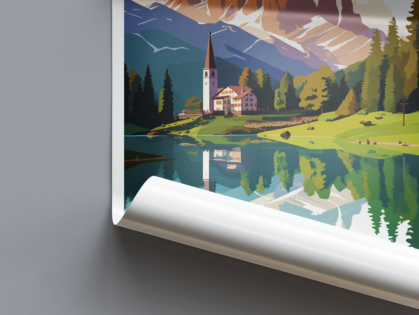 Dolomites Travel Print Dolomites Home Décor Dolomitic Alps Art Print Dolomite Mountains Room Print For Italian Mountains Gift Art Poster Art