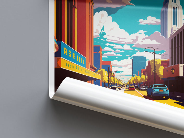 Rochester Travel Print Wall Art Rochester Wall Hanging Home Décor Rochester Gift Art Lovers New York State Art Gift Lover Print