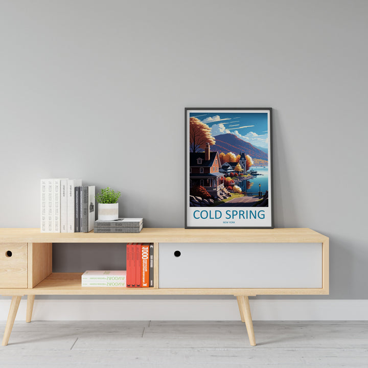 Cold Springs Travel Print Wall Art Cold Springs Wall Hanging Home Décor Cold Springs Gift Art Lovers New York State Art Gift Lover Print