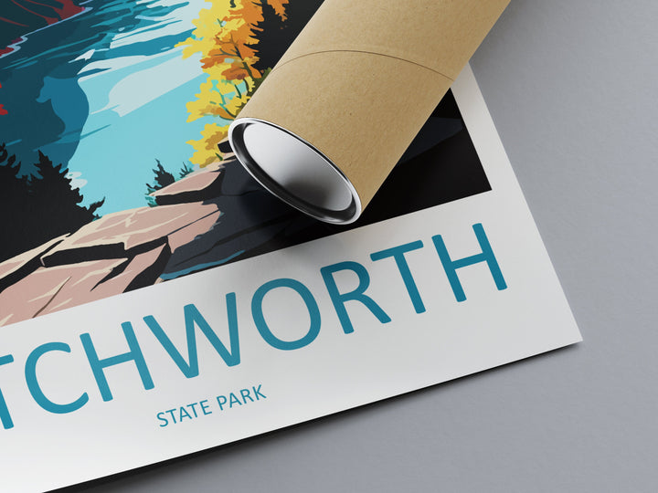 Letchworth State Park Travel Print Wall Art Letchworth Wall Hanging Home Décor Letchworth Gift Art Lovers New York State Art Gift Lover