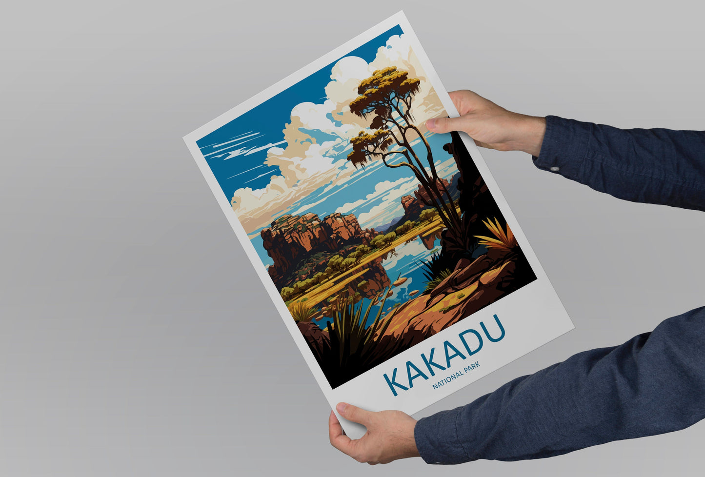 Kakadu National Park Travel Print Wall Art Kakadu Wall Hanging Home Décor Kakadu Gift Art Lovers Wall Art Australia Travel Print