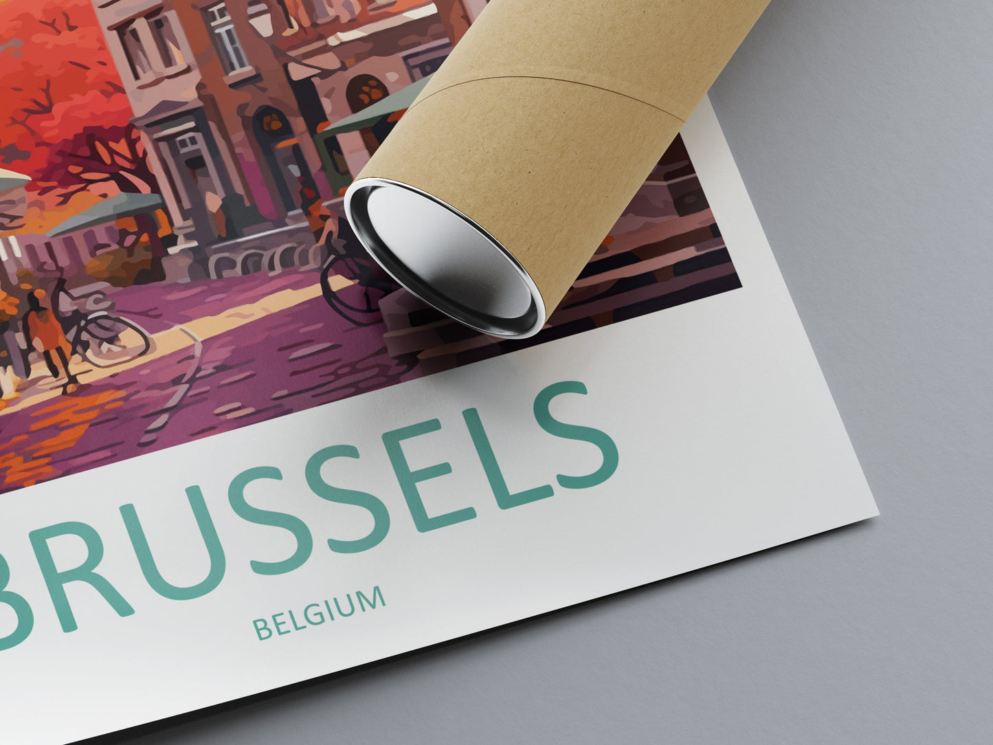 Brussels Travel Print Wall Art Brussels Wall Hanging Home Décor Brussels Gift Art Lovers Belgium Art Lover Gift Brussels Wall Décor