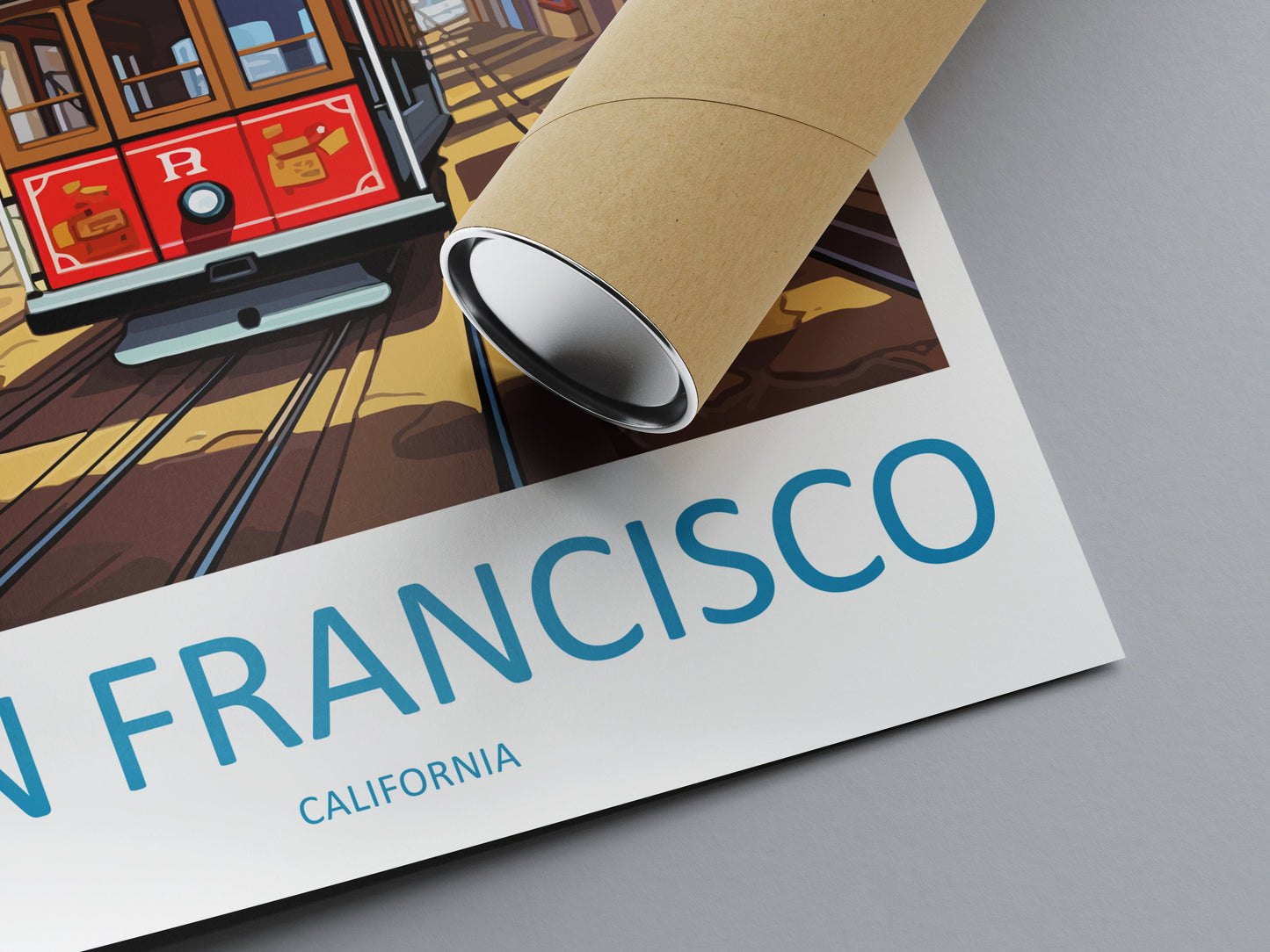 San Francisco Travel Print Wall Art San Francisco Wall Hanging Home Décor San Francisco Gift Art Lovers California Art Lover Gift