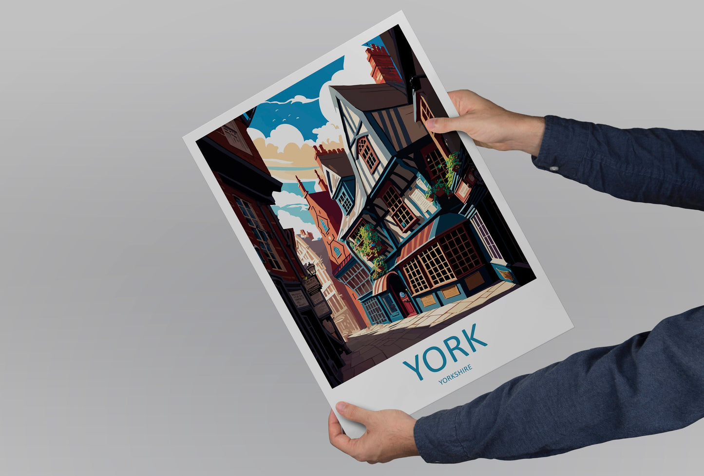 York Travel Print Wall Art York Wall Hanging Home Décor York Gift Art Lovers England Art Lover Gift Print Artwork Yorkshire Art