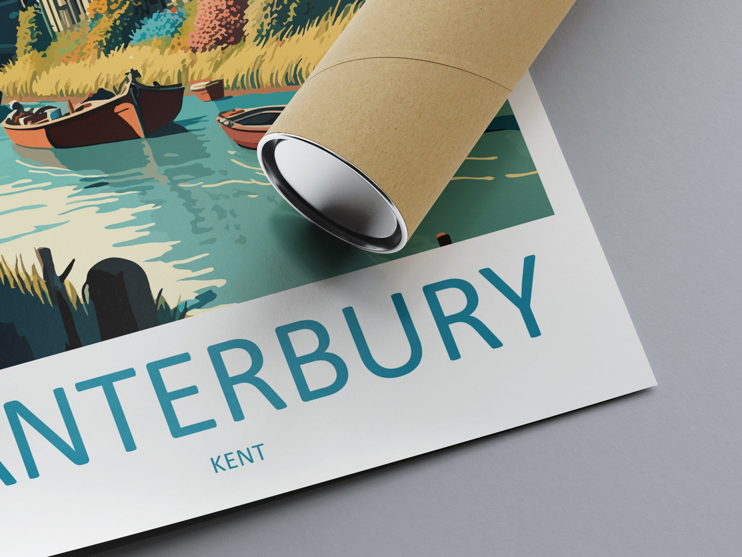 Canterbury Travel Print Wall Art Canterbury Wall Hanging Home Décor Canterbury Gift Art Lovers England Art Lover Gift Print Artwork Kent Art