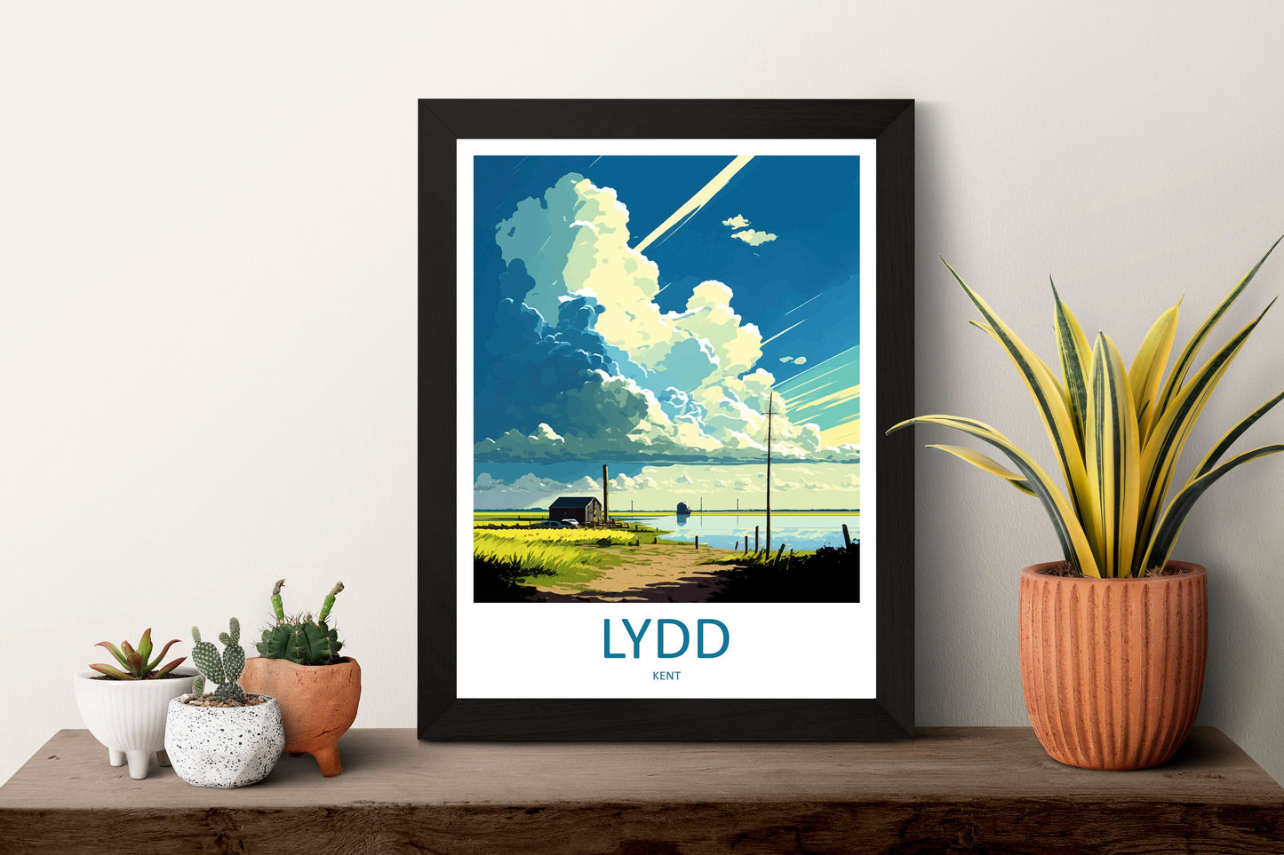 Lydd Travel Print Wall Art Lydd Wall Hanging Home Décor Lydd Gift Art Lovers England Art Lover Gift Print Artwork Kent Art