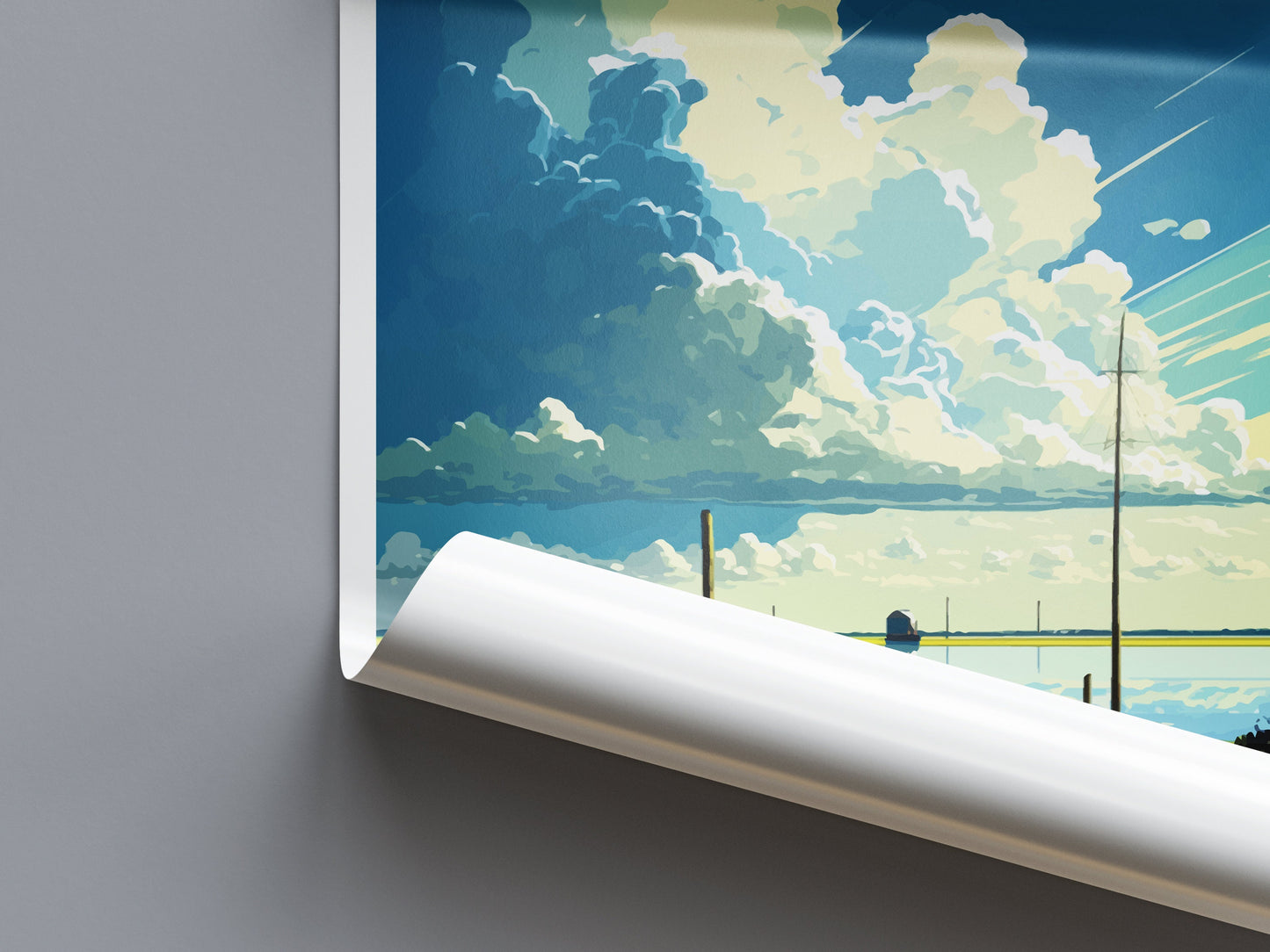 Lydd Travel Print Wall Art Lydd Wall Hanging Home Décor Lydd Gift Art Lovers England Art Lover Gift Print Artwork Kent Art