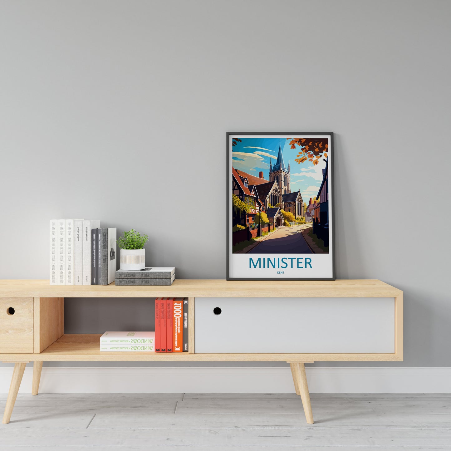 Minister Travel Print Wall Art Minister Wall Hanging Home Décor Minister Gift Art Lovers England Art Lover Gift Print Artwork Kent Art
