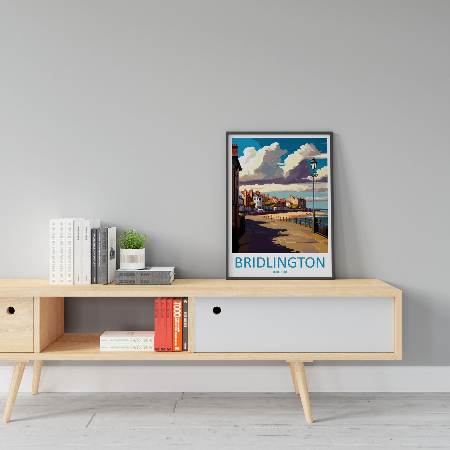 Bridlington Travel Print Wall Art Bridlington Wall Hanging Home Décor Bridlington Gift Art Lovers England Art Lover Gift Print Artwork