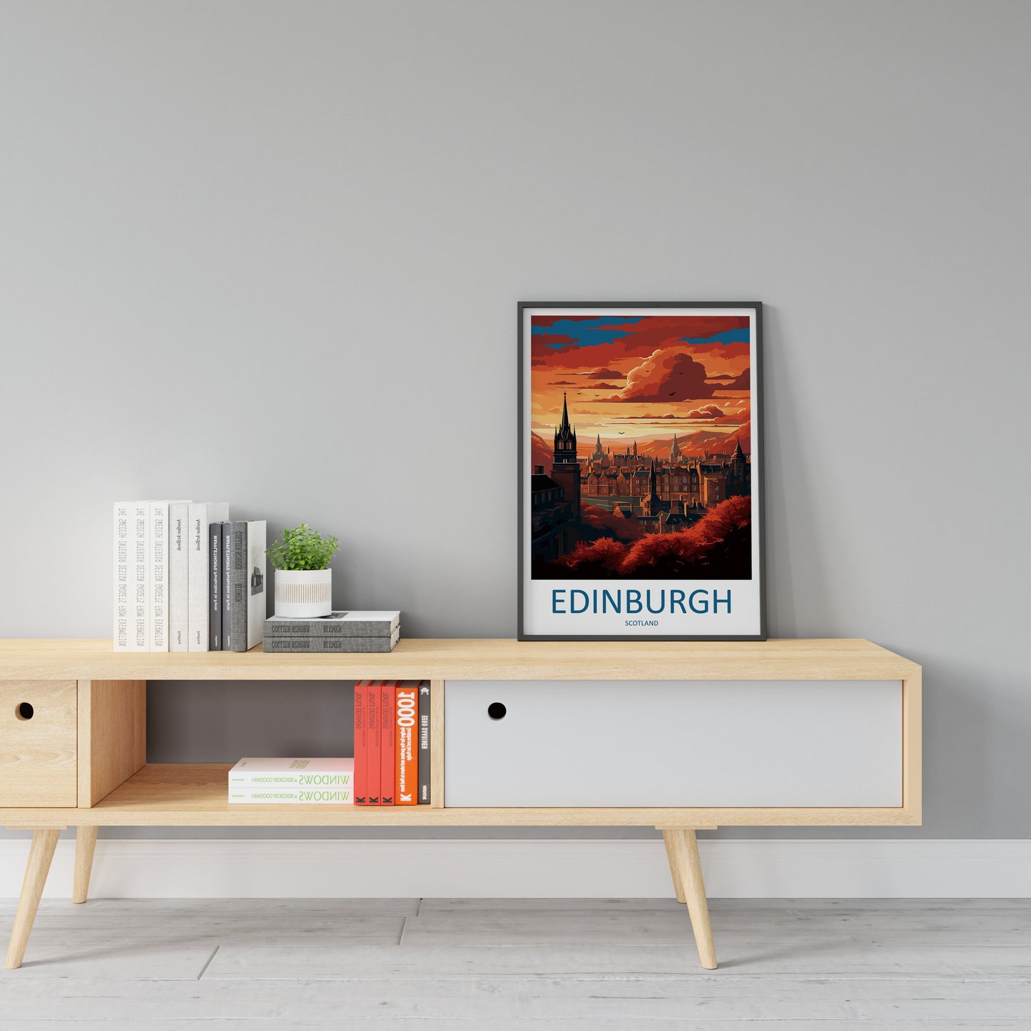 Edinburgh Cityscape Print Edinburgh Home Decor European City Art Print Edinburgh Wall Art Scotland Enthusiast Gift Wall Hanging Edinburgh