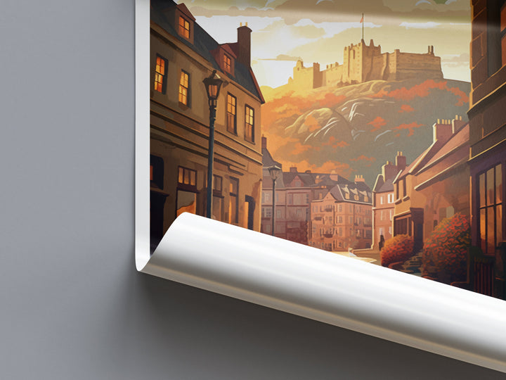 Edinburgh Cityscape Print Edinburgh Home Decor European City Art Print Edinburgh Wall Art Scotland Enthusiast Gift Wall Hanging Edinburgh