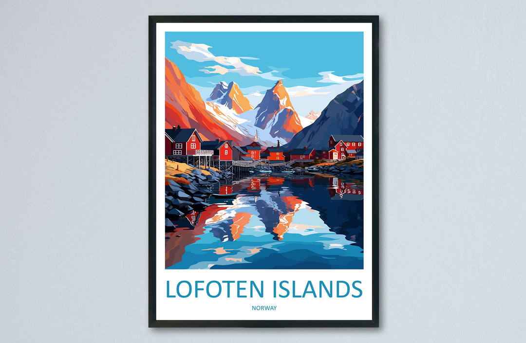 Lofoten Islands Travel Print Lofoten Home Décor Lofoten Islands Art Print Norwegian Wall Print For Lofoten Gift Wall Hanging Lofoten Artwork