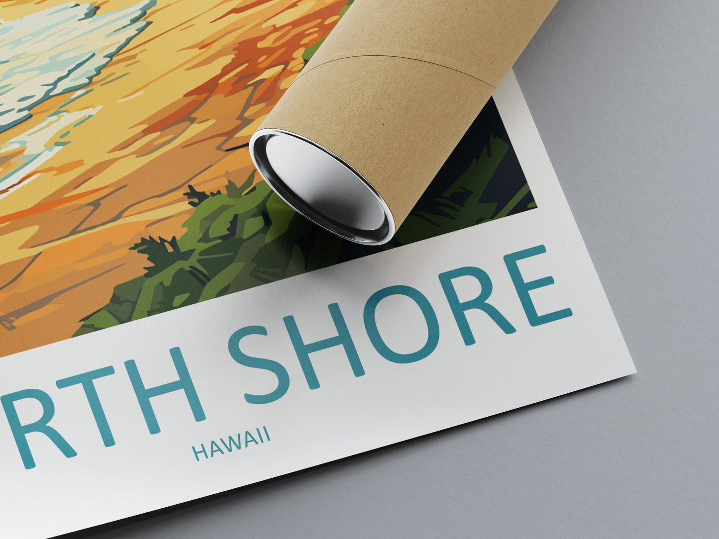 North Shore Travel Print Wall Art North Shore Wall Hanging Home Décor North Shore Gift Art Lovers Hawaii Art Lover Gift Print Artwork