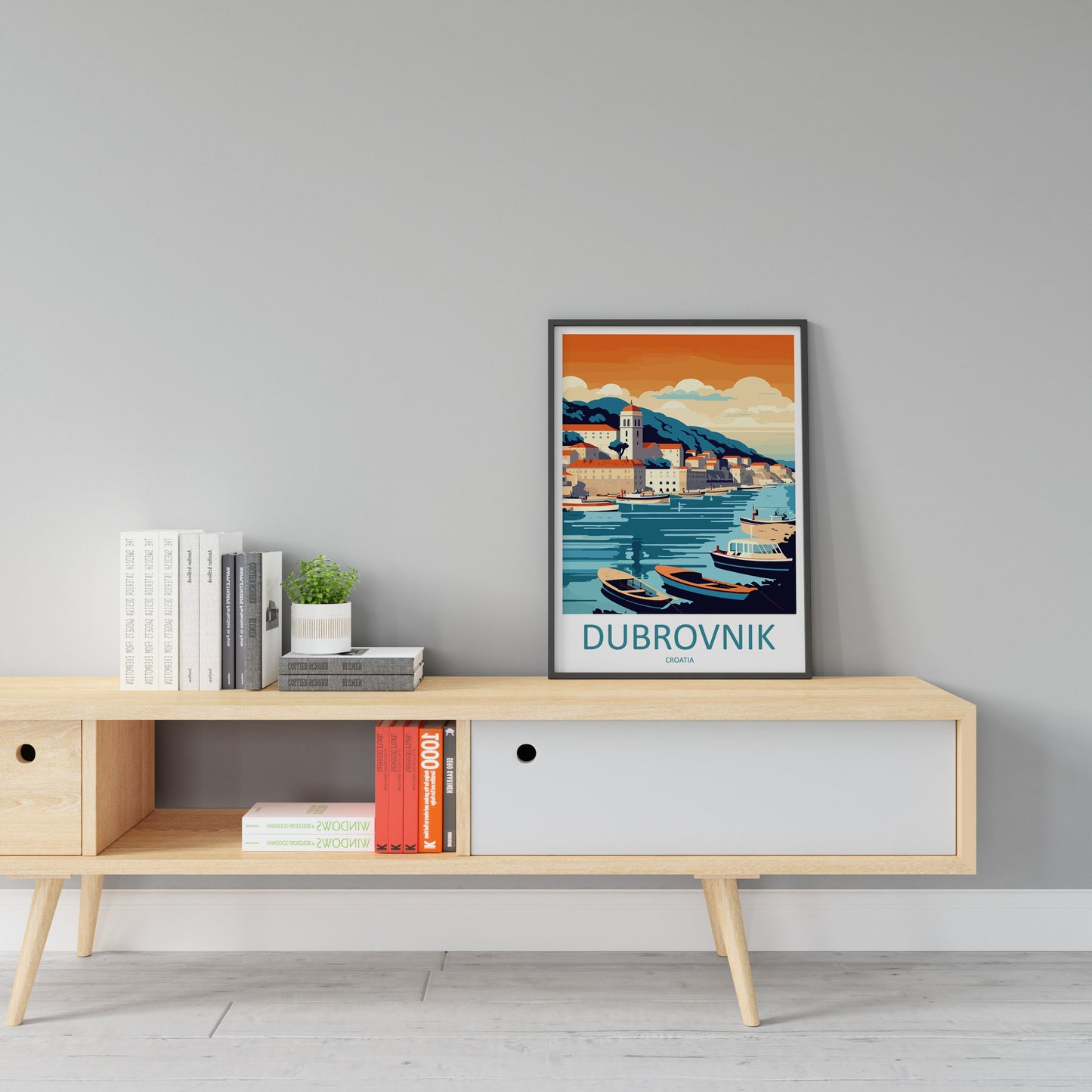 Dubrovnik Print Dubrovnik Home Decor Landscape Art Print Dubrovnik Wall Art for Croatia Enthusiast Gift Wall Hanging Dubrovnik Croatia Print