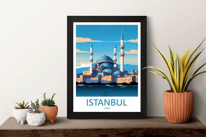 Istanbul Travel Print Wall Art Istanbul Wall Hanging Home Decoration Istanbul Gift Art Lovers Wall Art Print Art Istanbul Wall Print Turkey