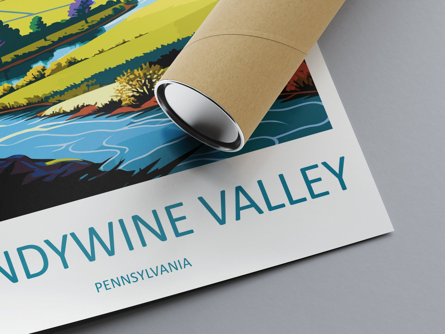 Brandywine Valley Travel Print Wall Art Brandywine Valley Wall Hanging Home Décor Brandywine Valley Gift Art Lovers Pennsylvania Art Lover