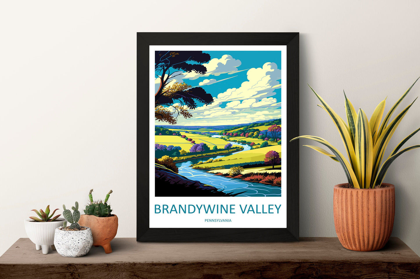 Brandywine Valley Travel Print Wall Art Brandywine Valley Wall Hanging Home Décor Brandywine Valley Gift Art Lovers Pennsylvania Art Lover