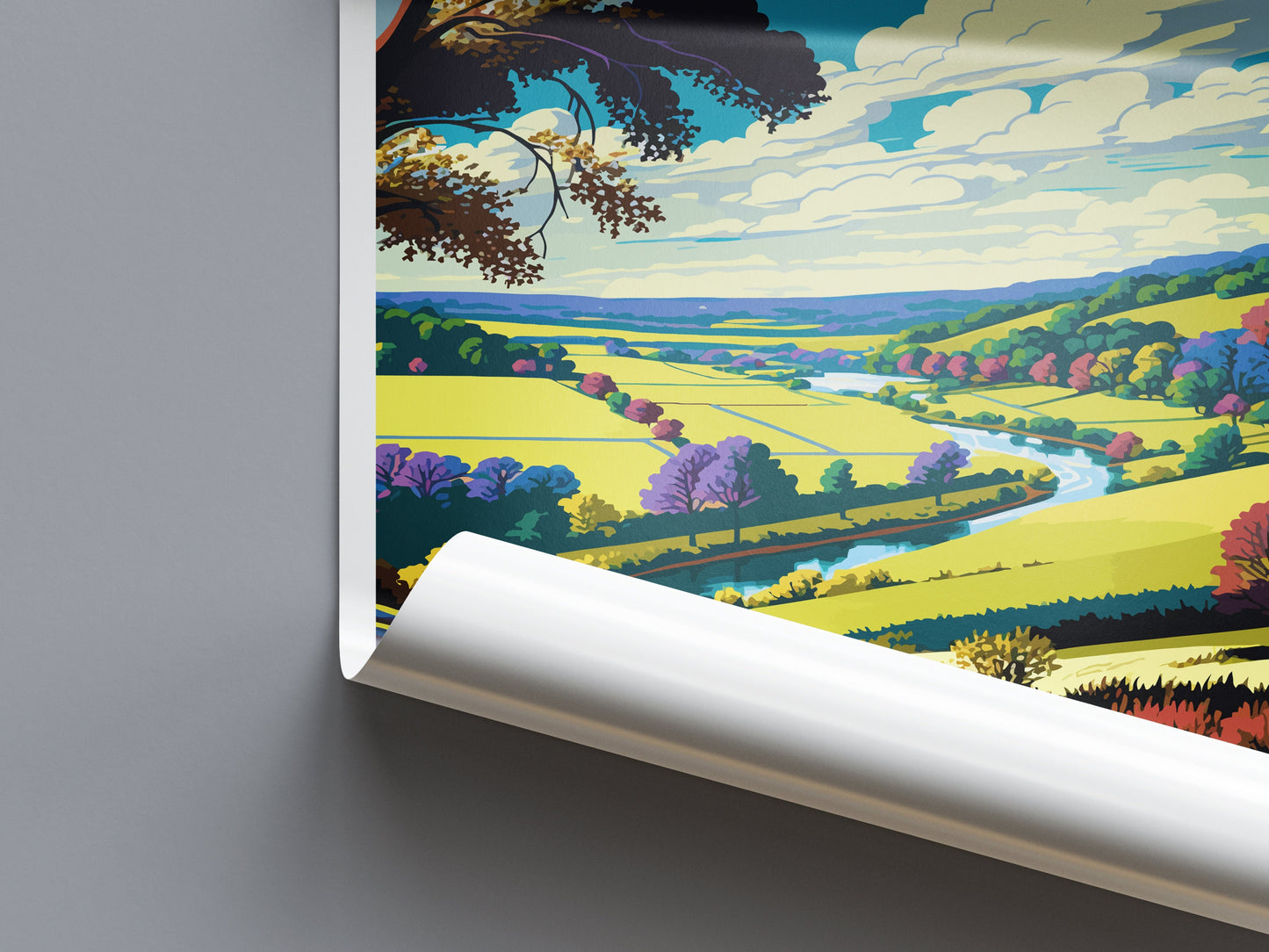 Brandywine Valley Travel Print Wall Art Brandywine Valley Wall Hanging Home Décor Brandywine Valley Gift Art Lovers Pennsylvania Art Lover