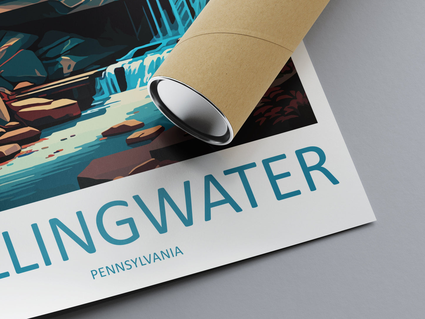 Fallingwater Travel Print Wall Art Fallingwater Wall Hanging Home Décor Fallingwater Gift Art Lovers Pennsylvania Art Lover Travel Art