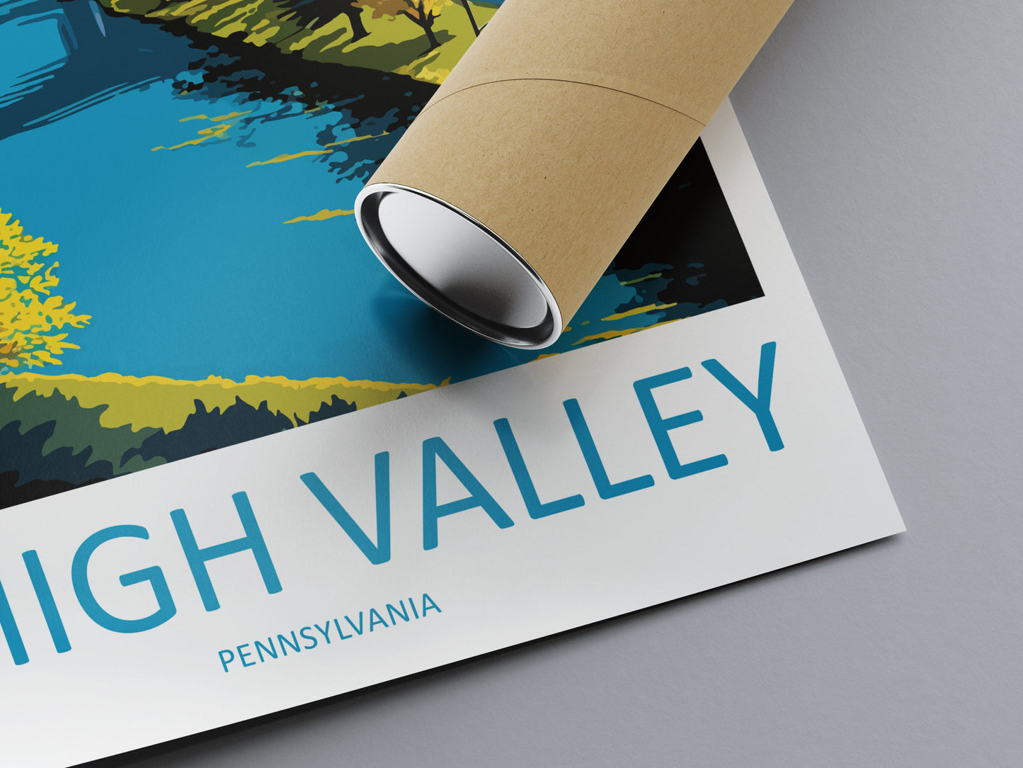 Lehigh Valley Travel Print Wall Art Lehigh Valley Wall Hanging Home Décor Lehigh Valley Gift Art Lovers Pennsylvania Art Lover