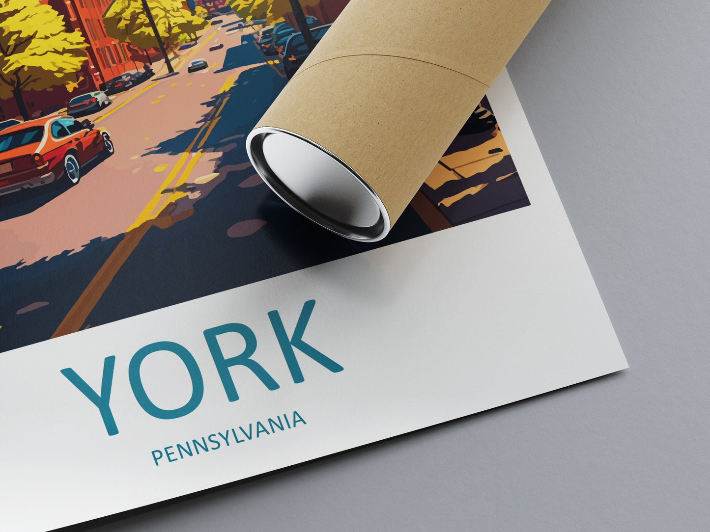 York Travel Print Wall Art York Wall Hanging Home Décor York Gift Art Lovers Pennsylvania Travel Poster Art