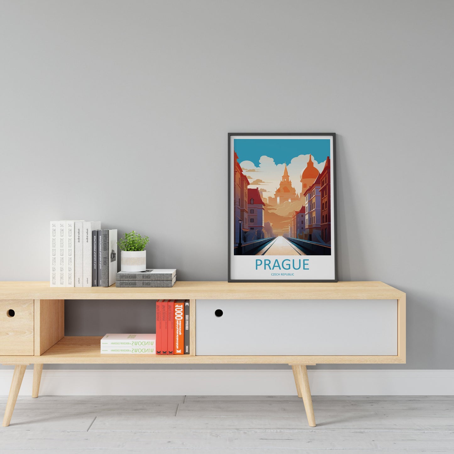 Prague Travel Print Wall Art Prague Wall Hanging Home Décor Prague Gift Art Lovers Czech Republic Art Lover Gift Prague Art Decor