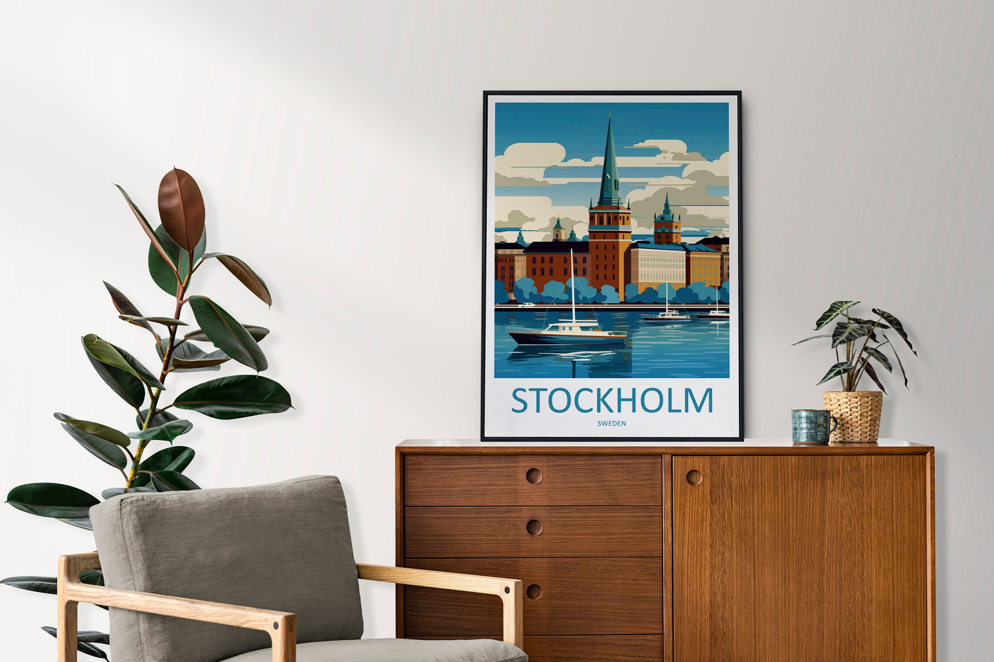 Stockholm Print Stockholm Home Décor Sweden Art Print Stockholm Wall Print For Sweden Gift Wall Hanging Stockholm Home Decor Artwork Swedish