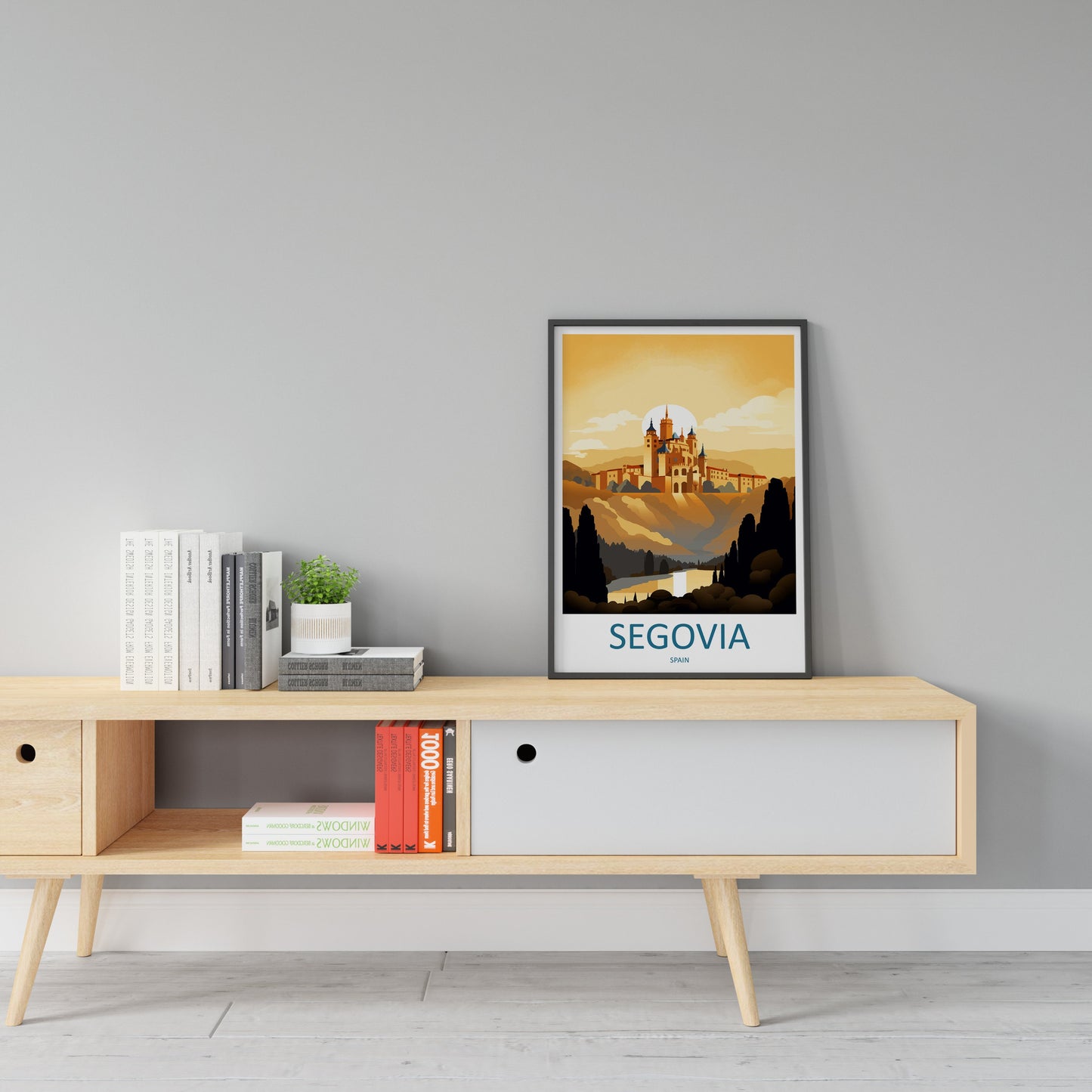Segovia Travel Print Wall Art Segovia Wall Hanging Home Décor Segovia Gift Art Lovers Spain Art Lover Gift Segovia Print Spain Wall Art