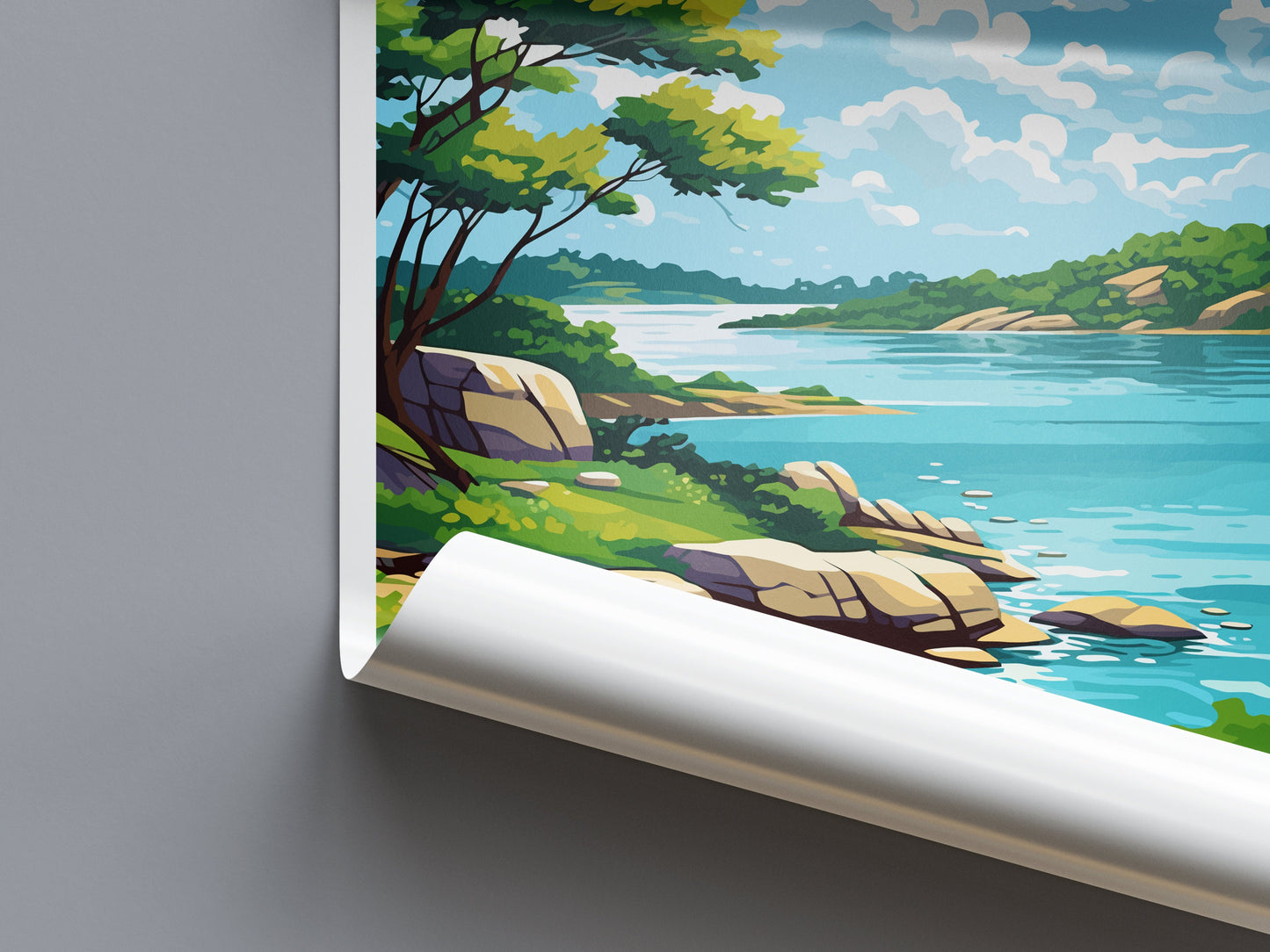 Lake Granbury Travel Print Wall Art Lake Granbury Wall Hanging Home Décor Lake Granbury Gift Art Lovers Texas Art Lover Gift Texas